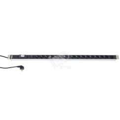 Блок розеток 15 розеток + 1 * IEC320 C13 16 A шнур 2.5м 990 * 44.4 * 44.4 Hyperline 29265