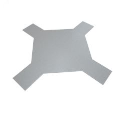 Крышка лестничного Х-разветвителя 200 мм INOX304 КМ-профиль LO20104