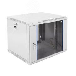Шкаф телекоммуникационный настенный разборный 9U (600х520) дверь стекло ЦМО ШРН-Э-9.500