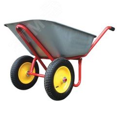 Тачка строительная двухколесная, 110 л, грузоподъемность 240 кг, Профи FIT РОС 77619