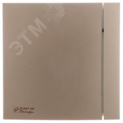Вентилятор накладной Silent-100 CRZ Champagne Design 4С с таймером Soler & Palau 03-0103-174