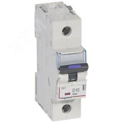 Выключатель автоматический DX3 50кА 10А 1П D LEGRAND 410186