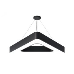 Светильник светодиодный Geometria Delta SPO-154-B-40K-042 42Вт 4000К 2300Лм IP40 800*800*80 черный подвесной ЭРА Б0050581