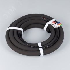 Лента герметичная SPI MOONLIGHT-BLACK-TOP-G180-D25mm 12V RGB-PX2 (21.6 W/m, IP65, 5m, wire x1) (Arlight, Вывод прямой, 3 года) Arlight 044932