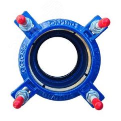 Муфта чугун соединительная для ПЭ труб Ду 150 (Дн 160-160) Ру10/16 Benarmo 013-3935