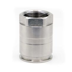 Муфта труба-коробка д.25мм, IP66/IP67, М25х1,5, внутренняя резьба, нержавеющая сталь AISI 303