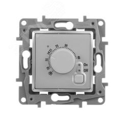 ETIKA Термостат для пола алюминий Daccord/Legrand 672430