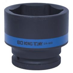 Головка торцевая ударная шестигранная 1', 80 мм King Tony 853580M