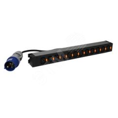 Блок распределения питания (PDU) - 12 розеток С13 - шнур питания 3м - 19' - 16А LEGRAND 646815