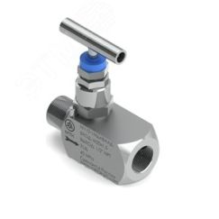 Вентиль игольчатый М110-1, 40МПа, вход - внутр.резьба 1/2'NPT, выход - наруж.резьба 1/2'NPT, AISI 316L, PTFE Метакам М110-1СДАДАВААД