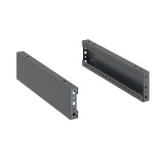 Панели цоколя для корпусов CQE &#38; CQE N, ШхГ 1400 мм, В=100 мм, RAL7011, комплект - 2 шт. RAM block
