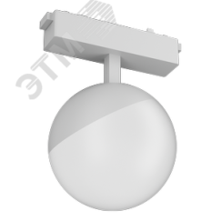 Светильник светодиодный трековый подвесной Sphere d100 для магнитной системы Galakti 122x100x223 мм 6 Вт 3000 K белый CRI>93 Вартон V1-R1-07007-93000-2000630