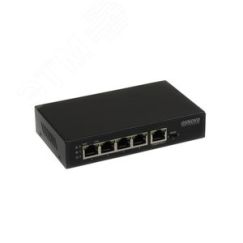 Коммутатор неуправляемый PoE 4 порта 10/100/1000 Мб/с, 1хSFP, 90 Вт OSNOVO SW-8050/D