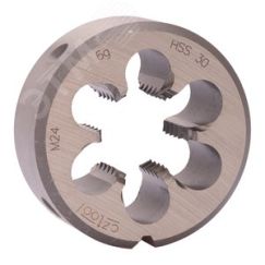 Плашка М24х3,0 DINEN22568 HSS 6g 55х22мм (Стружколом) (CzTool) Bucovice 270240