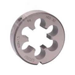 Плашка М26х1,5 DINEN22568 HSS 6g 55х16мм (CzTool) Bucovice 240261