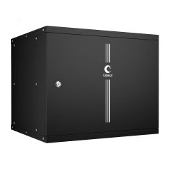 Шкаф телекоммуникационный настенный 19дюймов 9U Cabeus WSC-05D-9U55/45m-BK