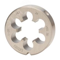 Плашка 1,0'' -20-UNEF DINEN22568 HSS 2A 60 градусов 55x16мм (CzTool) Bucovice 248100