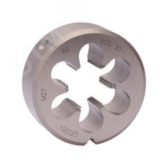 Плашка М27х3,0 DINEN22568 HSS 6g 65х25мм (CzTool) Bucovice 240270