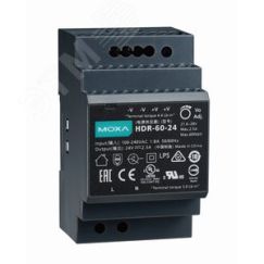 Блок питания на DIN-рейку 24 В/60 Вт MOXA HDR-60-24