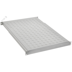 Полка стационарная ITK by ZPAS19'' 1U регулируемая по глубине нагрузка до 150кг 500-900мм серая ITK ZP-FS35-S-1U-59
