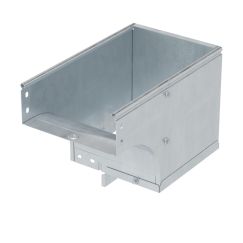 Угол CDSS 90 вертикальный внеш. переходник лев. осн.100 H100 в комплекте с крепежными элементами и соединительными пластинами, необходимыми для монтажа, горячеоцинкованный