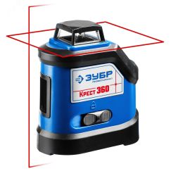 Нивелир лазерный 360град., 20м/70м, точн. +/-0,3 мм/м КРЕСТ 360 ЗУБР 34906