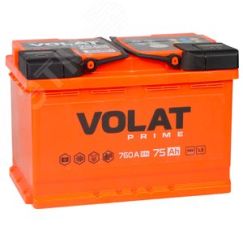 Аккумулятор автомобильный VOLAT Prime 75Ah L+ VOLAT VS751