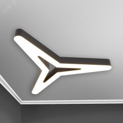 Светильник светодиодный RVE-LBX-HOLE-KASAI-SOFT-1400-N (Трехлучевая звезда закругл. с отв. 1400х1228х100мм 109Вт Накладной 4000К Белый) RVElektro RVE00001345