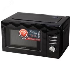 Микроволновая печь EMW-20707EG на 700 Вт, цвет черный, с решеткой гриль Energy ВиК 105700