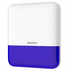 Оповещатель уличный беспроводной (синий индикатор) AX PRO Hikvision DS-PS1-E-WE Blue