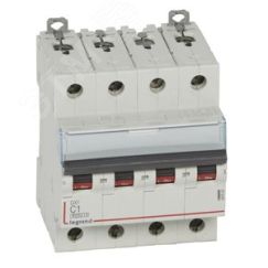 Выключатель автоматический четырехполюсный 1А С DX3 6kA/10kA LEGRAND 407920