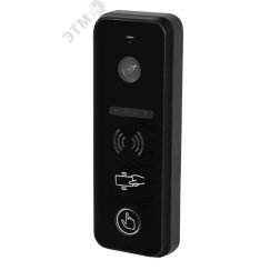 Вызывная панель проводная видеодомофона Tantos iPanel 2 WG (Black) EM HD