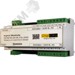 Модуль расширения Ввода, питание - 24 В DigiCity DCM10DI16.24
