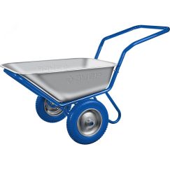 Тачка строительная двухколесная ПТ-500 110 л 260 кг П-образная ручка ЗУБР 39914
