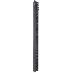ITK BASE PDU вертикальный PV1101 24U 1 фаза 16А 10 розеток SCHUKO (немецкий стандарт) + 10 розеток C19 без кабеля с входным разъемом C20