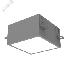 Светильник светодиодный ДВО-20Вт 4000К IP54 DL-Grill CRI90 серый Вартон V1-R0-71810-10000-5402040