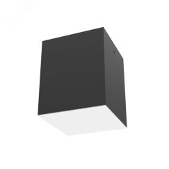 Светильник светодиодный DL-Box накладной 15Вт 3000К 140x140x170мм черный муар с рассеивателем опал DALI Вартон V1-R0-90819-20D01-2001530