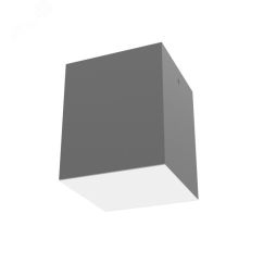 Светильник светодиодный DL-Box накладной 24Вт 4000К 140x140x170мм серый муар с рассеивателем опал DALI Вартон V1-R0-70819-20D01-2002440