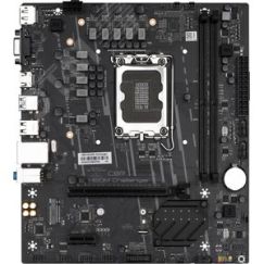 Материнская плата H610M Challenger Socket 1700, 2xDDR4, mATX, VGA+HDMI+DP, 1xPCIEx16 CBR MB-MSH610M-95W-BLK