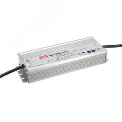 Драйвер AC-DC, 322Вт, IP67, вход 90...305В AC, 47...63Гц, 127...431В DC, ККМ, выход 48В, 6.7А, изоляция 3750В AC, в кожухе 252х90х43.8мм, -40...+70 гр Mean well HLG-320H-48