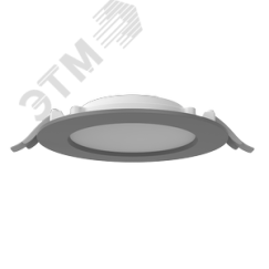 Светильник светодиодный ДВО-DL-01 Slim 15Вт 3000К 176*39мм IP65/40 серый опал DALI Вартон V1-RF-70083-10D01-6501530
