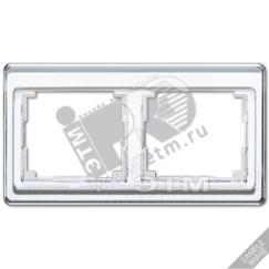 Рамка 3 поста горизонтальная золотая бронза JUNG SL5830GB