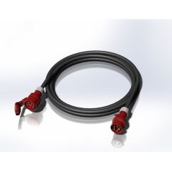 Удлинитель кабельный CEE16A/5P - CEE16A/5P IP44 XTREM H07RN-F 5G2,5 5м. AlpenBox 8970001