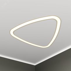 Светильник светодиодный RVE-LBX-HOLE-LITUS-1030-V (Треугольник Рело закругл. с отв. 1030х980х70мм S50мм 72Вт встраиваемый 4000K Белый) RVElektro RVE00002857