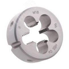 Плашка М18х2,5 DINEN22568 HSSE 6g 45х18мм Ruko 237180E