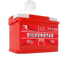 Аккумулятор автомобильный SilverStar EFB 6СТ-65   L(1) Silver Star SEF6510