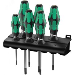 Набор отверток Kraftform Plus + подставка 6 предметов. 367/6 TORX WERA WE-028062