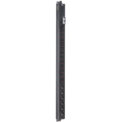 ITK BASE PDU вертикальный PV1111 23U 1 фаза 16А 6 розеток SCHUKO (немецкий стандарт) + 12 розеток C13 кабель 2,6м вилка SCHUKO (немецкий стандарт)