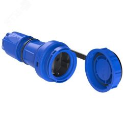 Розетка кабельная 16А/250V/2P+E/IP68 NAUTILUS PCE 20251-b