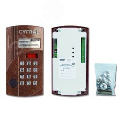 Панель вызывная координатного аудиодомофона до 20 абонентов Цифрал CCD-20/P